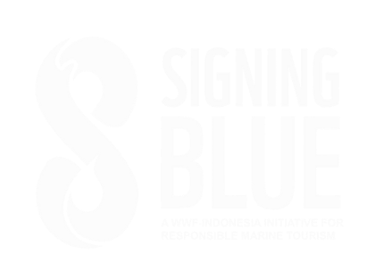 blue sustainable logo komodo day trip